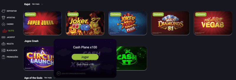 Jogos de casino online a dinheiro real